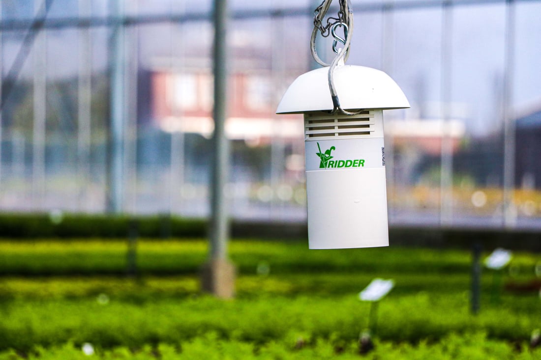 weather station in a greenhouse